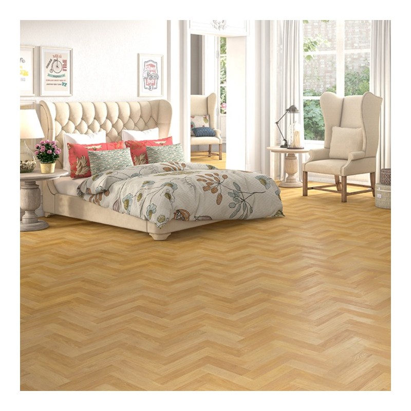 Panele podłogowe Faus Masterpieces Natural Herringbone S174276 AC6/8mm