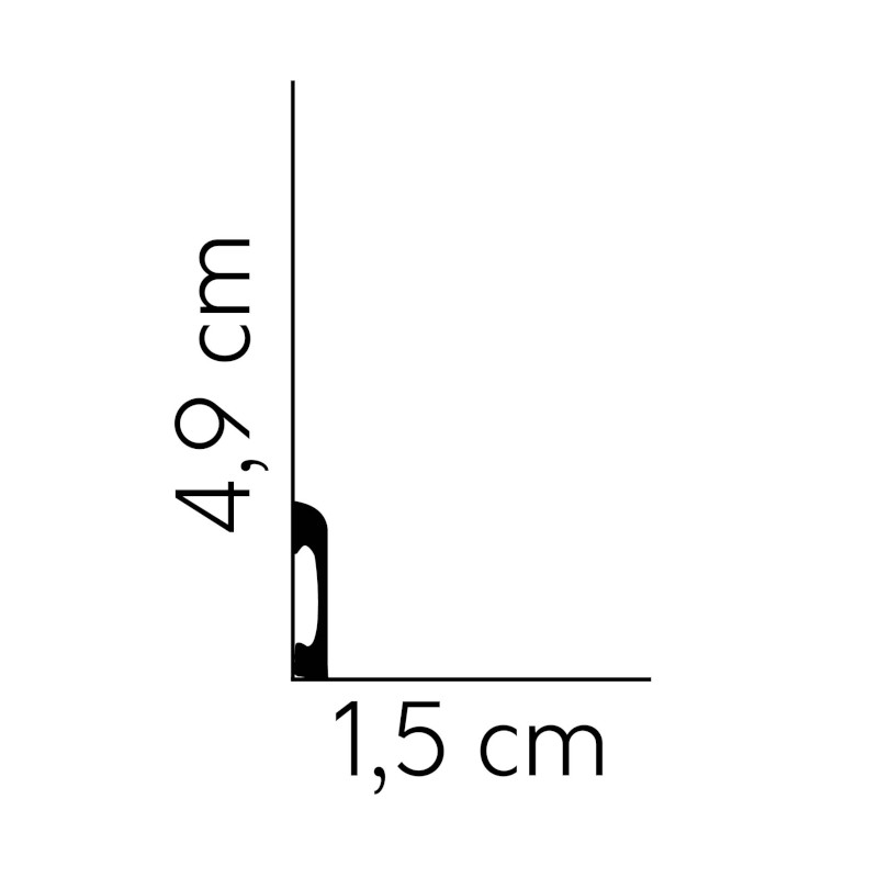 Listwy przypodłogowe Mardom Decor MD004 49mm-3