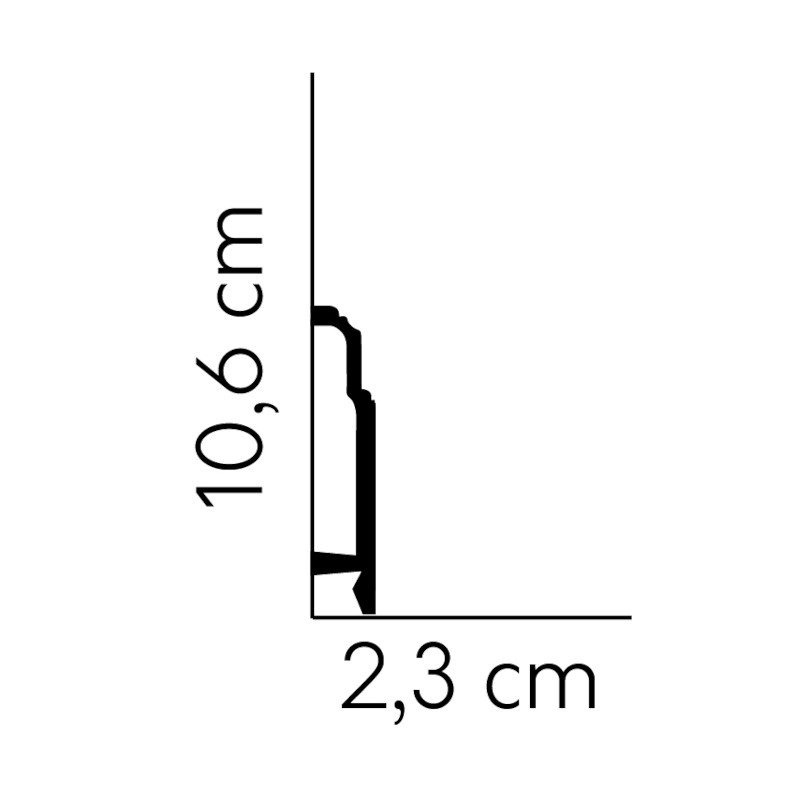 Listwy przypodłogowe Mardom Decor MD363 106mm