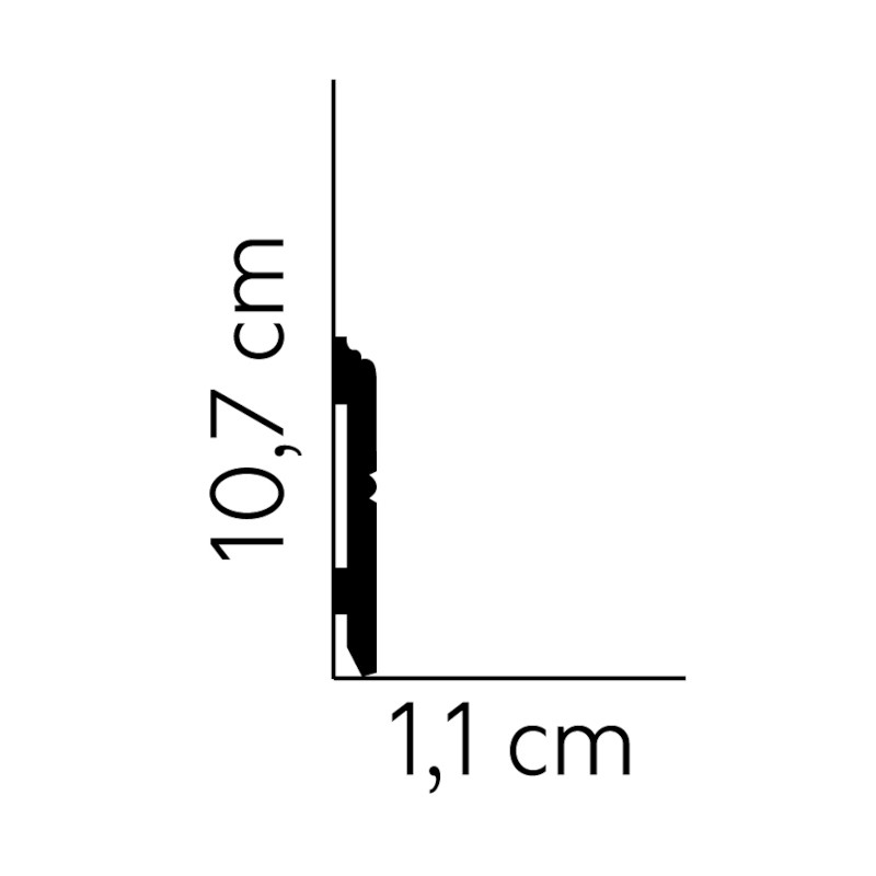 Listwy przypodłogowe Mardom Decor MD354 107mm