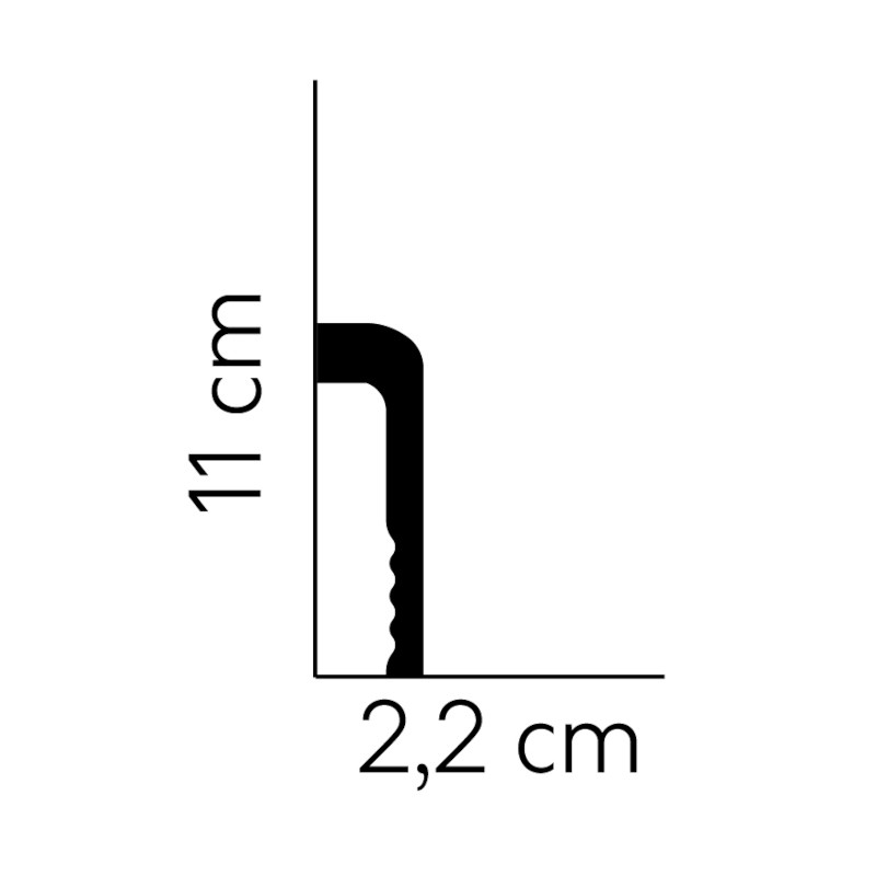 Listwy przypodłogowe Mardom Decor MD005 110mm