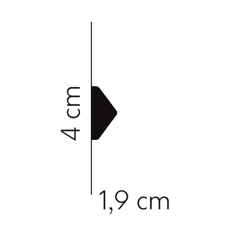 Listwy ścienne Mardom Decor QL023 40mm-2