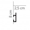 Listwy ścienne Mardom Decor QL019 80mm-2
