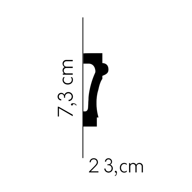 Listwy ścienne Mardom Decor MD007 73mm