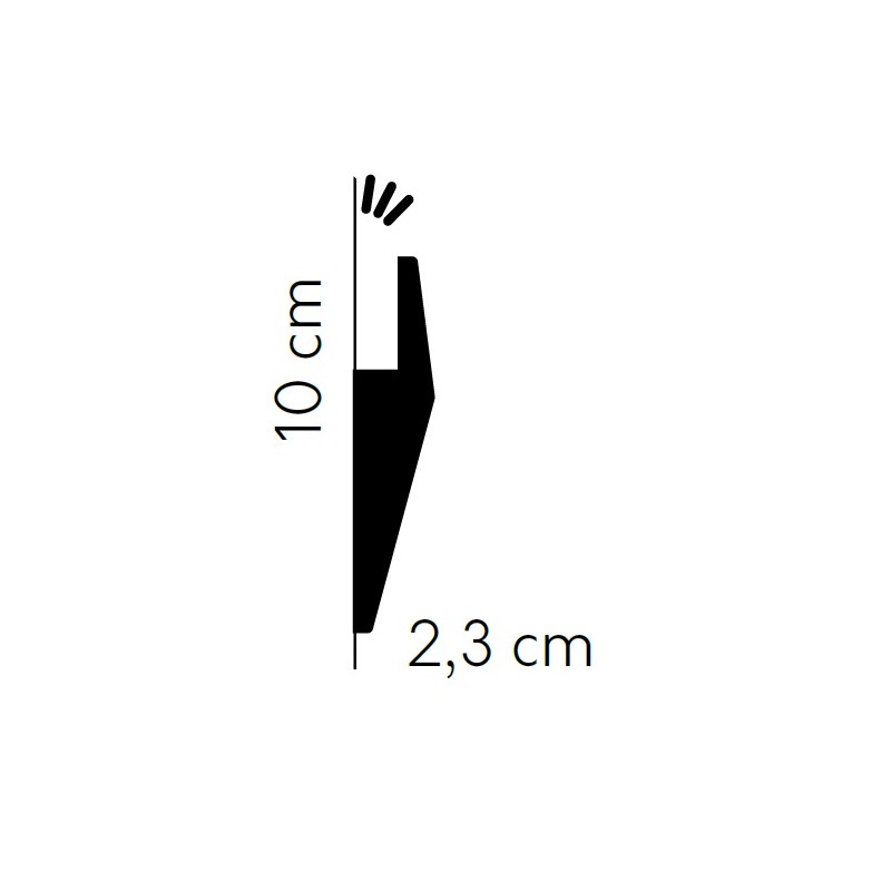 Listwy ścienne Mardom Decor MD016 100mm
