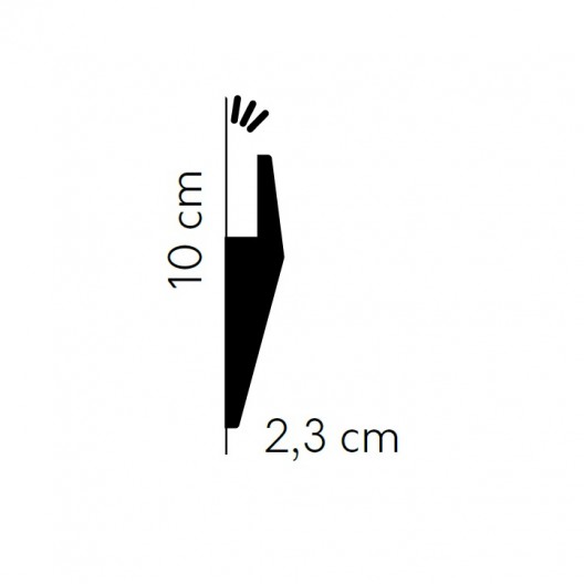 Listwy ścienne Mardom Decor MD016 100mm