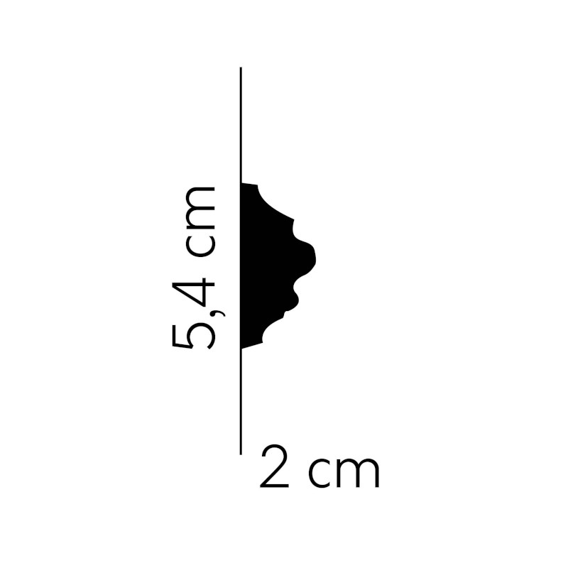 Listwy ścienne Mardom Decor MDC258 54mm