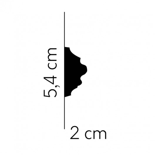 Listwy ścienne Mardom Decor MDC258 54mm