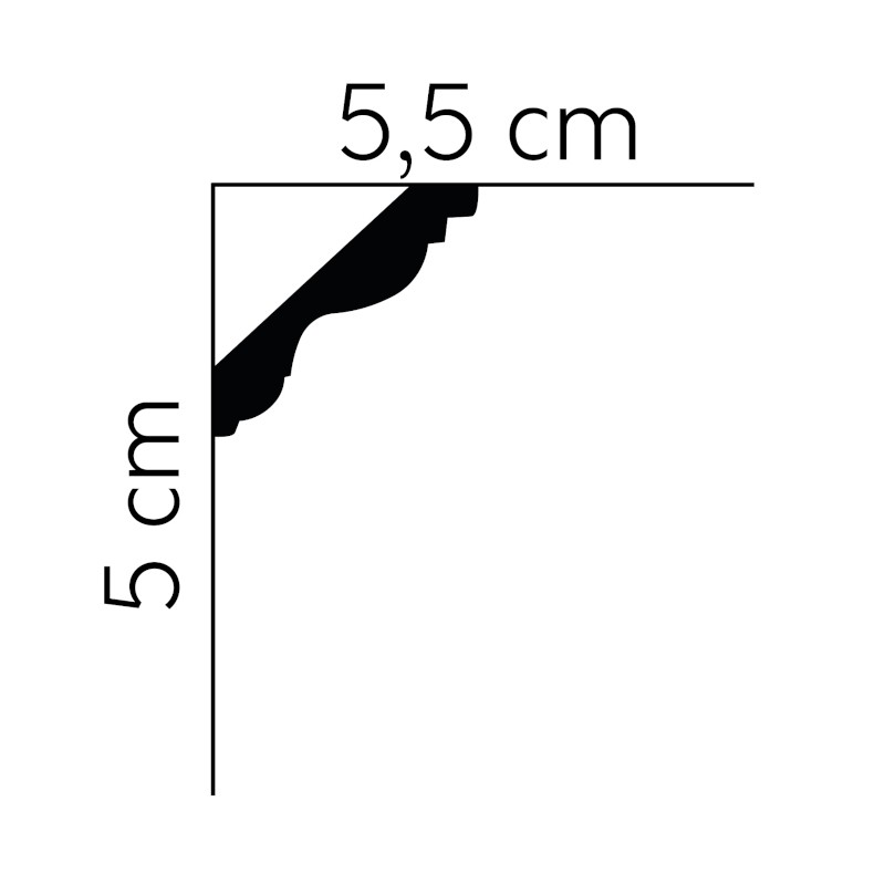 Listwy sufitowe Mardom Decor MDB147 50mm-2