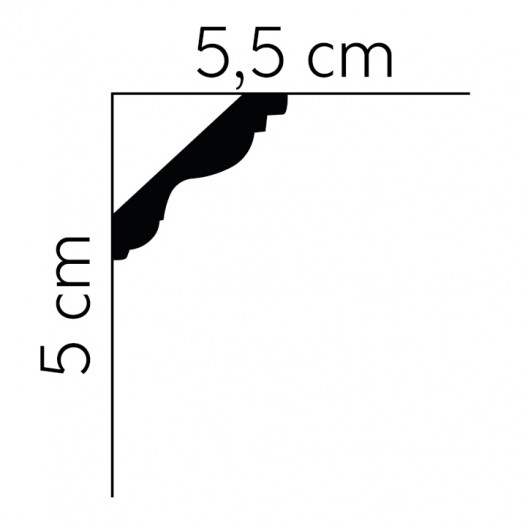 Listwy sufitowe Mardom Decor MDB147 50mm-2