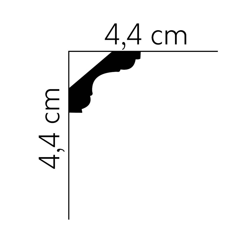 Listwy sufitowe Mardom Decor MDB112 44mm