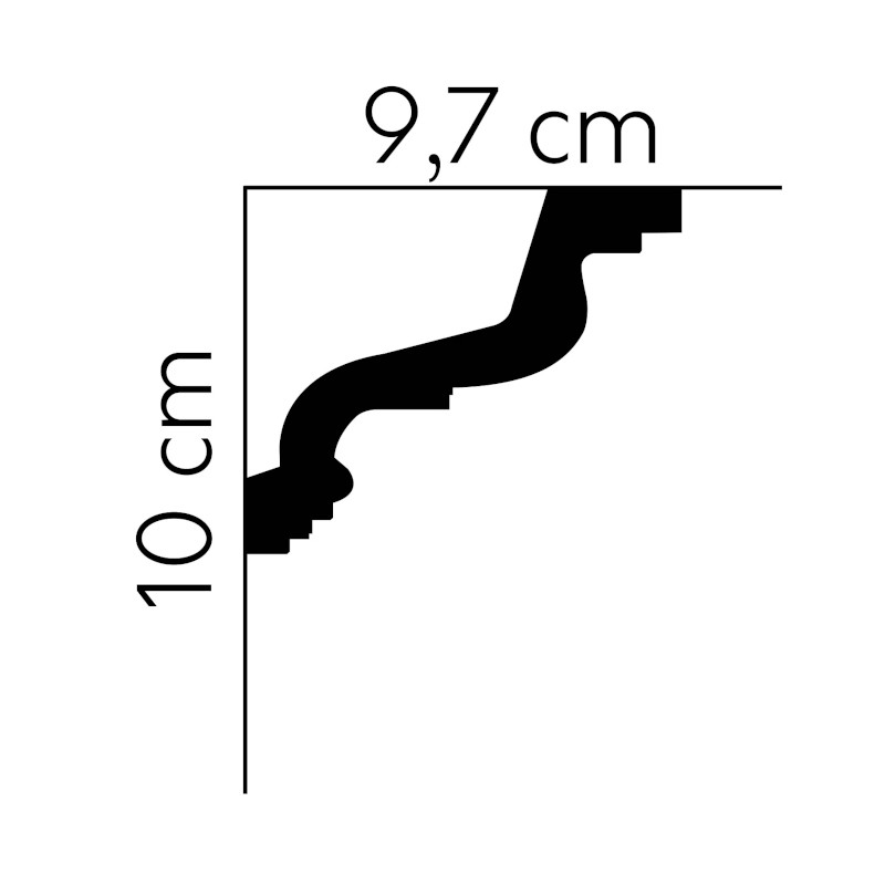 Listwy sufitowe Mardom Decor MDB118 100mm-2