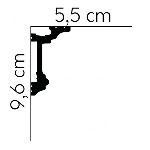 Listwy sufitowe Mardom Decor MD137 96mm-2