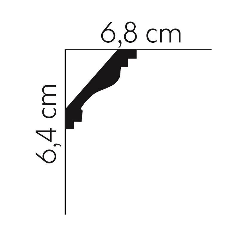 Listwy sufitowe Mardom Decor MDB064 64mm