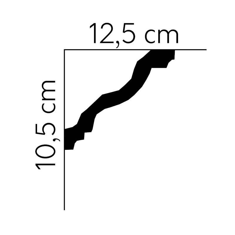 Listwy sufitowe Mardom Decor MDB158 105mm