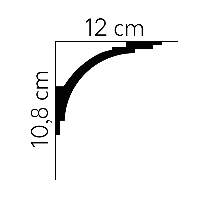 Listwy sufitowe Mardom Decor MD105 108mm