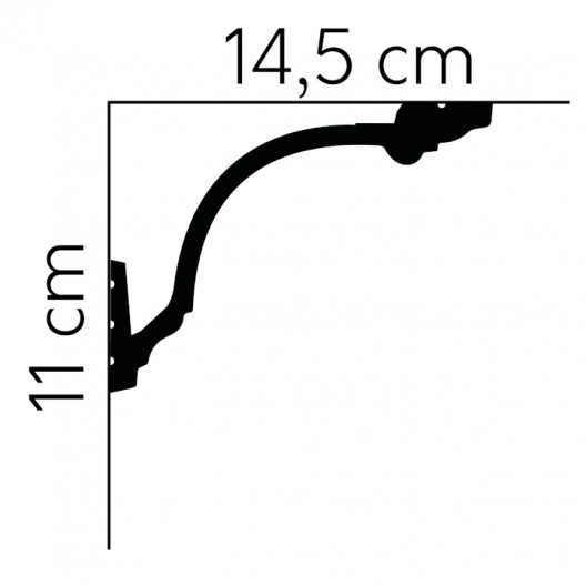 Listwy sufitowe Mardom Decor MD156 110mm