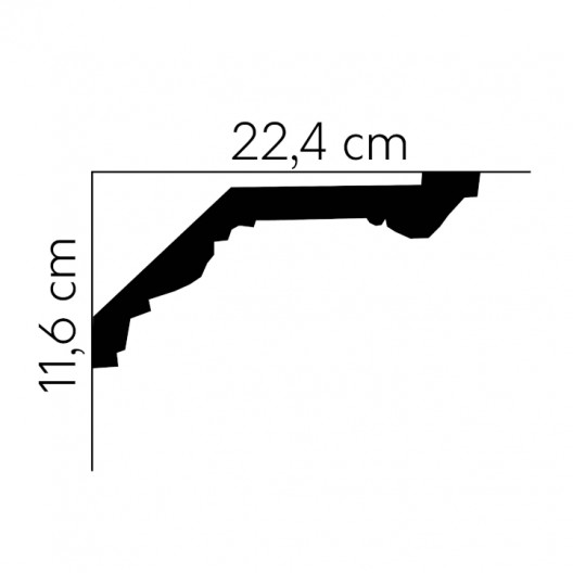 Listwy sufitowe Mardom Decor MDB121 116mm