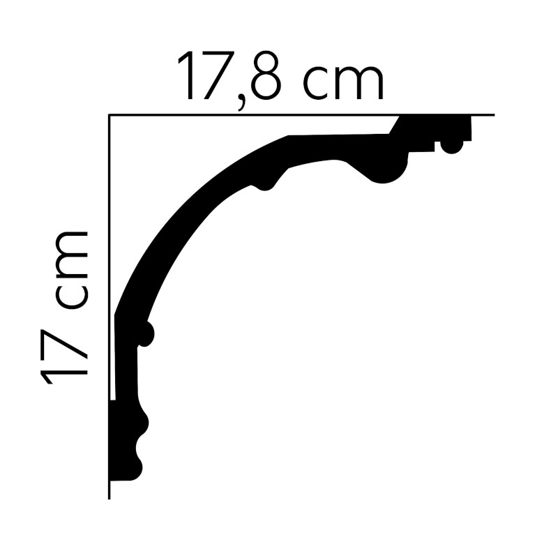 Listwy sufitowe Mardom Decor MDB128 170mm