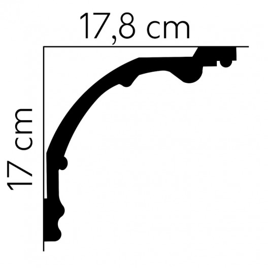 Listwy sufitowe Mardom Decor MDB128 170mm