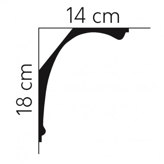 Listwy sufitowe Mardom Decor MDB103 180mm