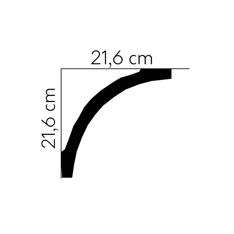 Listwy sufitowe Mardom Decor MDB155 216mm