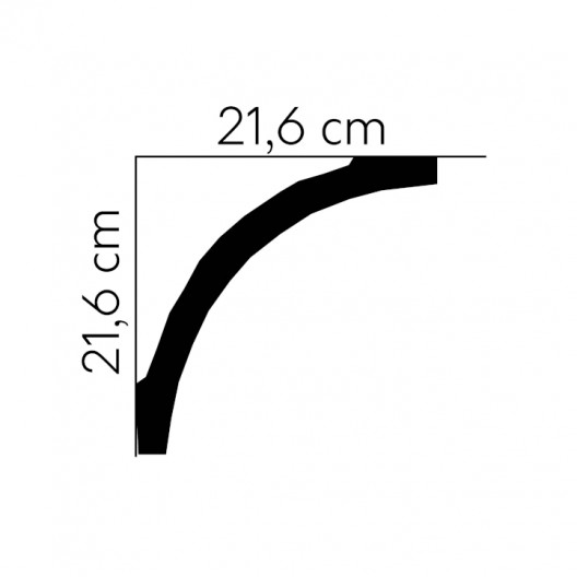 Listwy sufitowe Mardom Decor MDB155 216mm