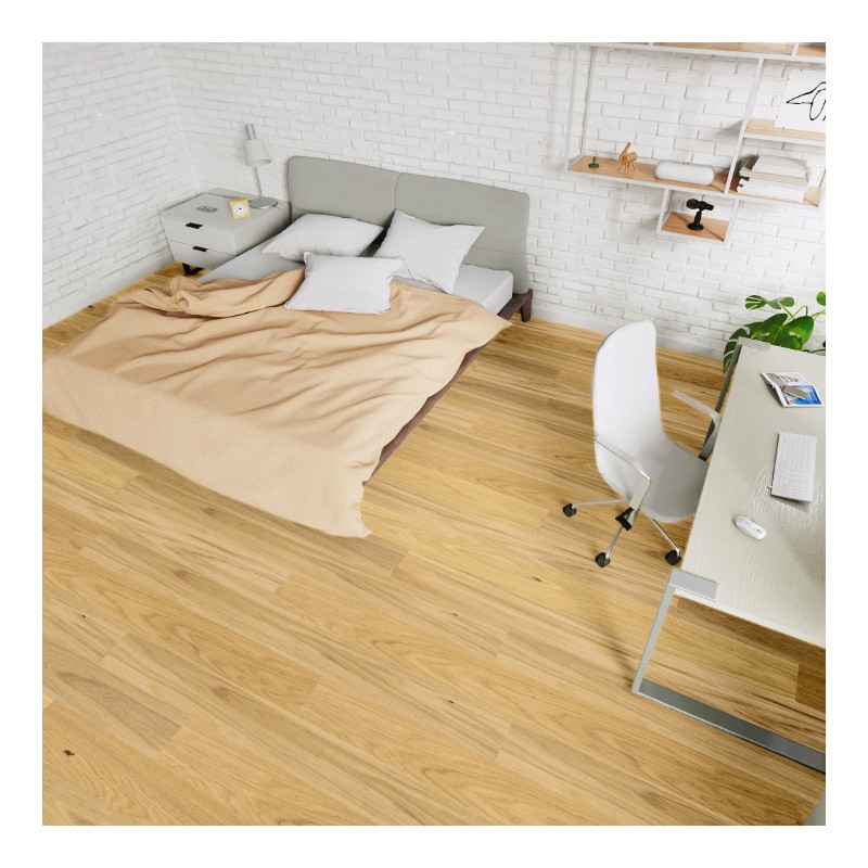Podłoga drewniana Barlinek Pure Line Dąb Bright Grande 1WG000890 14mm