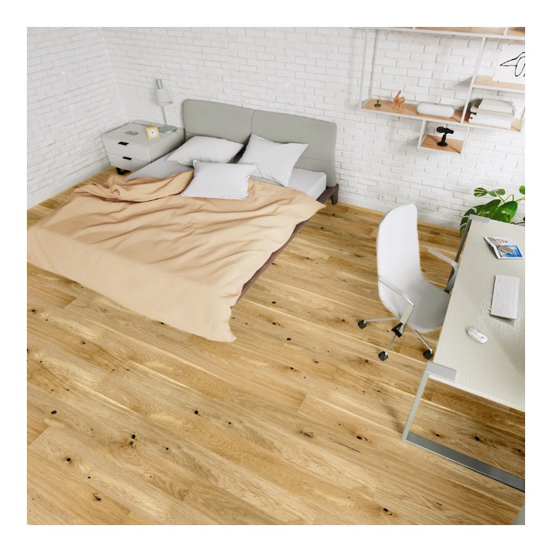 Podłoga drewniana Barlinek Pure Line Dąb Raisins Medio 1WG000774 14mm-2
