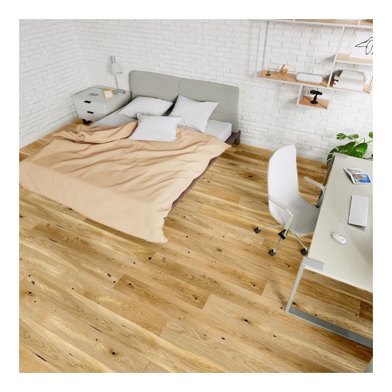 Podłoga drewniana Barlinek Pure Line Dąb Raisins Grande 1WG000285 14mm-2