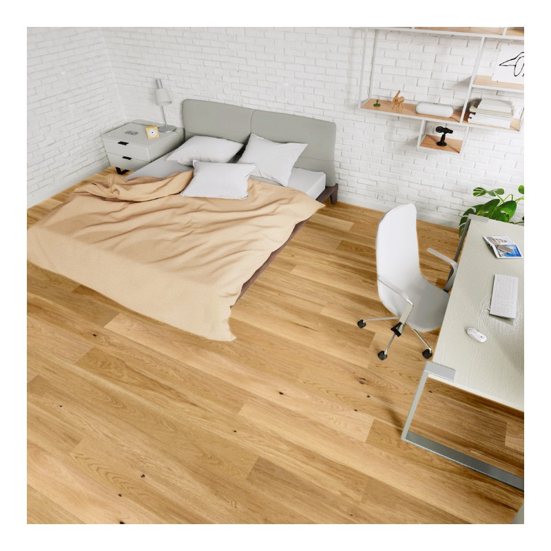 Podłoga drewniana Barlinek Pure Line Dąb Caramel Grande 1WG000284 14mm