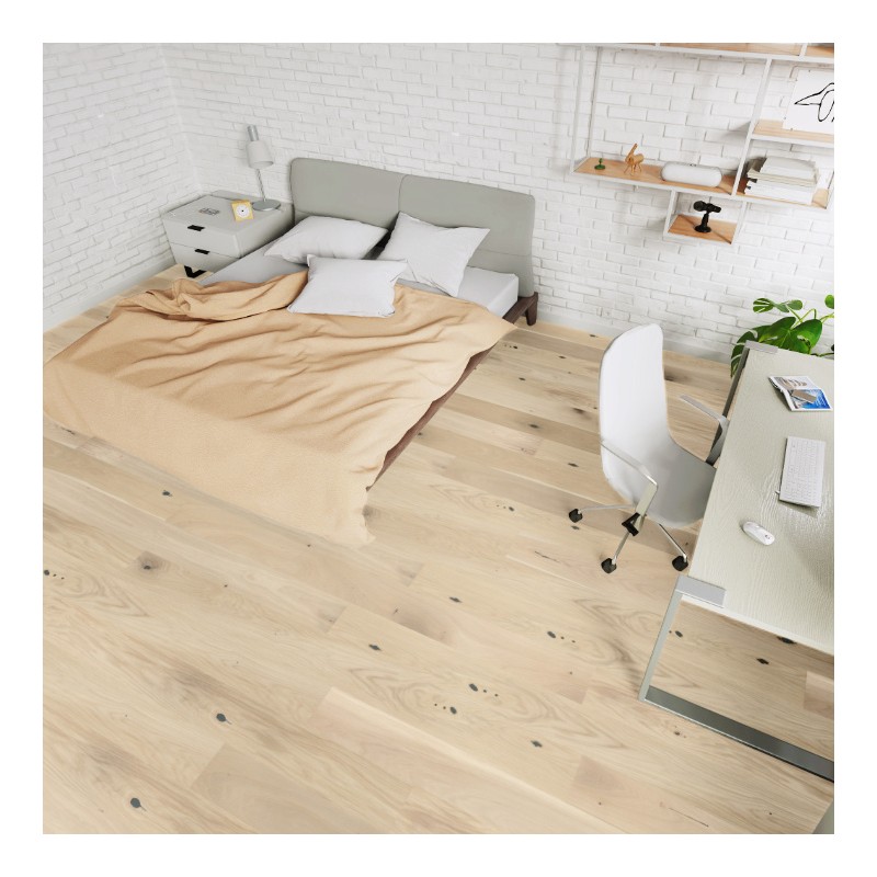 Podłoga drewniana Barlinek Decor Line Dąb Creme Brulee Grande 1WG000628 14mm