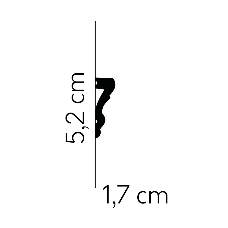 Listwy ścienne Mardom Decor MD314 52mm