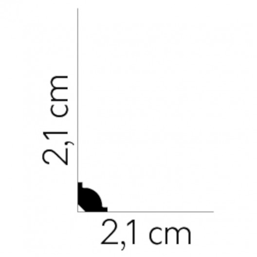 Listwy przypodłogowe Mardom Decor MD001P satin 21mm