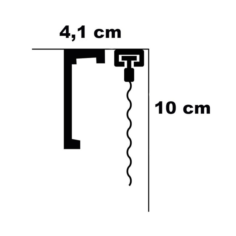 Listwy karniszowe Mardom Decor QL026 100mm