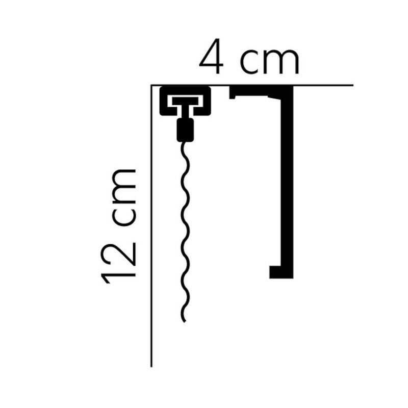 Listwy karniszowe Mardom Decor QL035 120mm