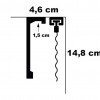 Listwy karniszowe Mardom Decor QL036 148mm