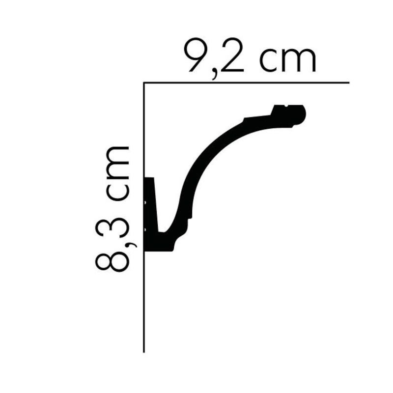 Listwy oświetleniowe Mardom Decor MD161 83mm