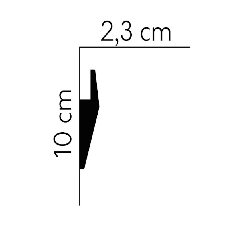 Listwy oświetleniowe Mardom Decor MD016 100mm
