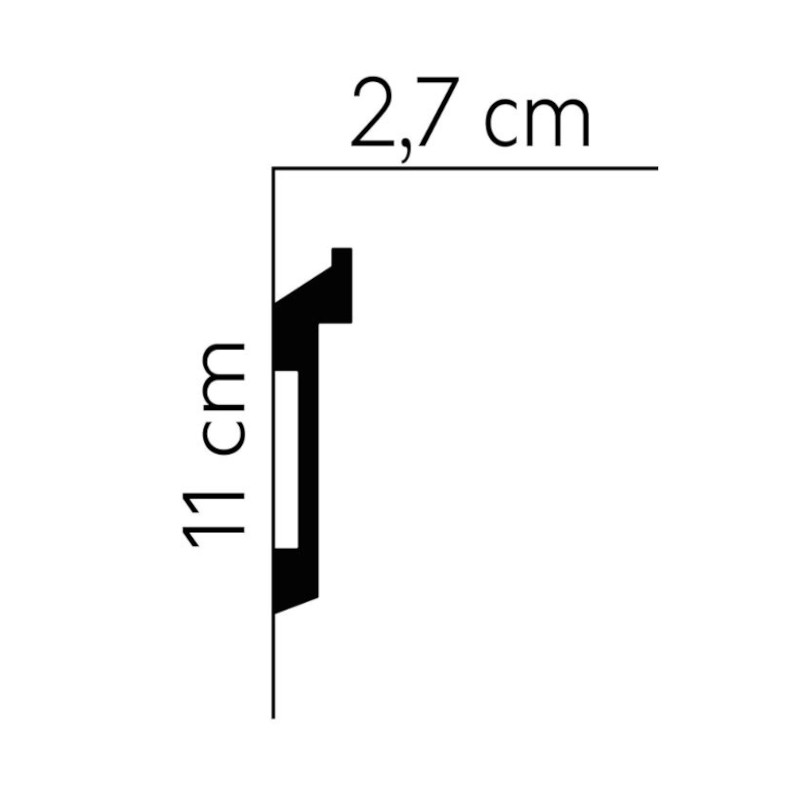 Listwy oświetleniowe Mardom Decor MD025 110mm