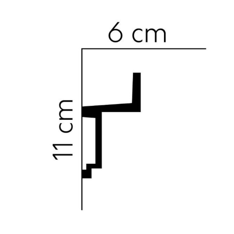 Listwy oświetleniowe Mardom Decor MDB115 110mm