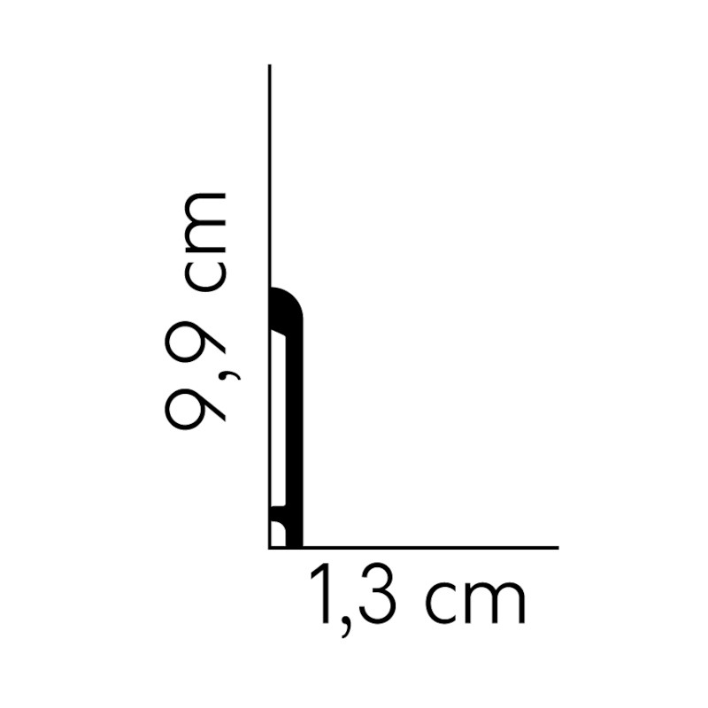 Listwy przypodłogowe Mardom Decor MD236P satin 99mm