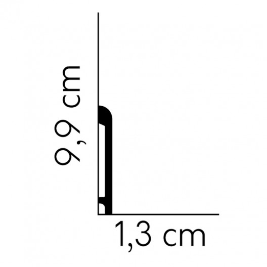 Listwy przypodłogowe Mardom Decor MD236P satin 99mm