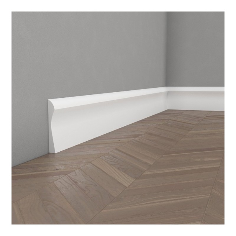 Listwy przypodłogowe Mardom Decor QS003P satin 128mm