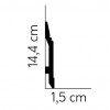 Listwy przypodłogowe Mardom Decor MD361P satin 144mm