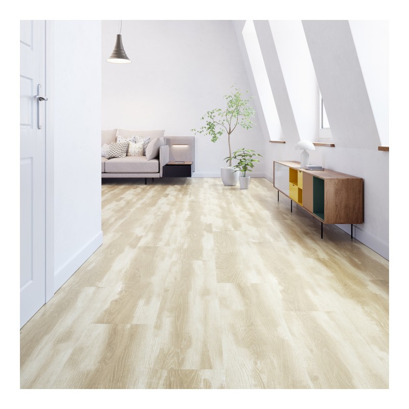 Panele podłogowe Faus Syncro 190 Snow Painted Oak S177185 AC5/8mm