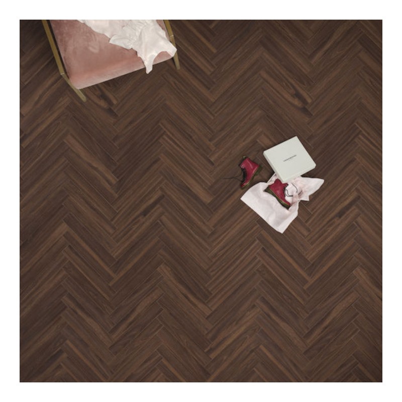Panele podłogowe BerryAlloc Chateau Plus Walnut Brown B8111 AC4 8mm