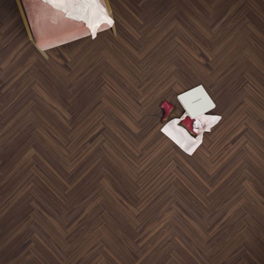 Panele podłogowe BerryAlloc Chateau Plus Walnut Brown B8111 AC4 8mm