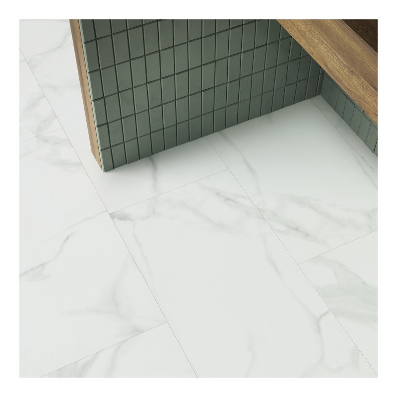 Panele winylowe Invictus Primus Pure Marble Snow 01 2mm