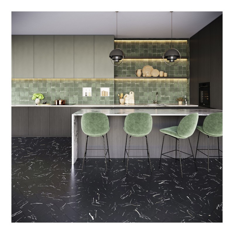 Panele winylowe Invictus Maximus Black Marble Noir 98 2,5mm